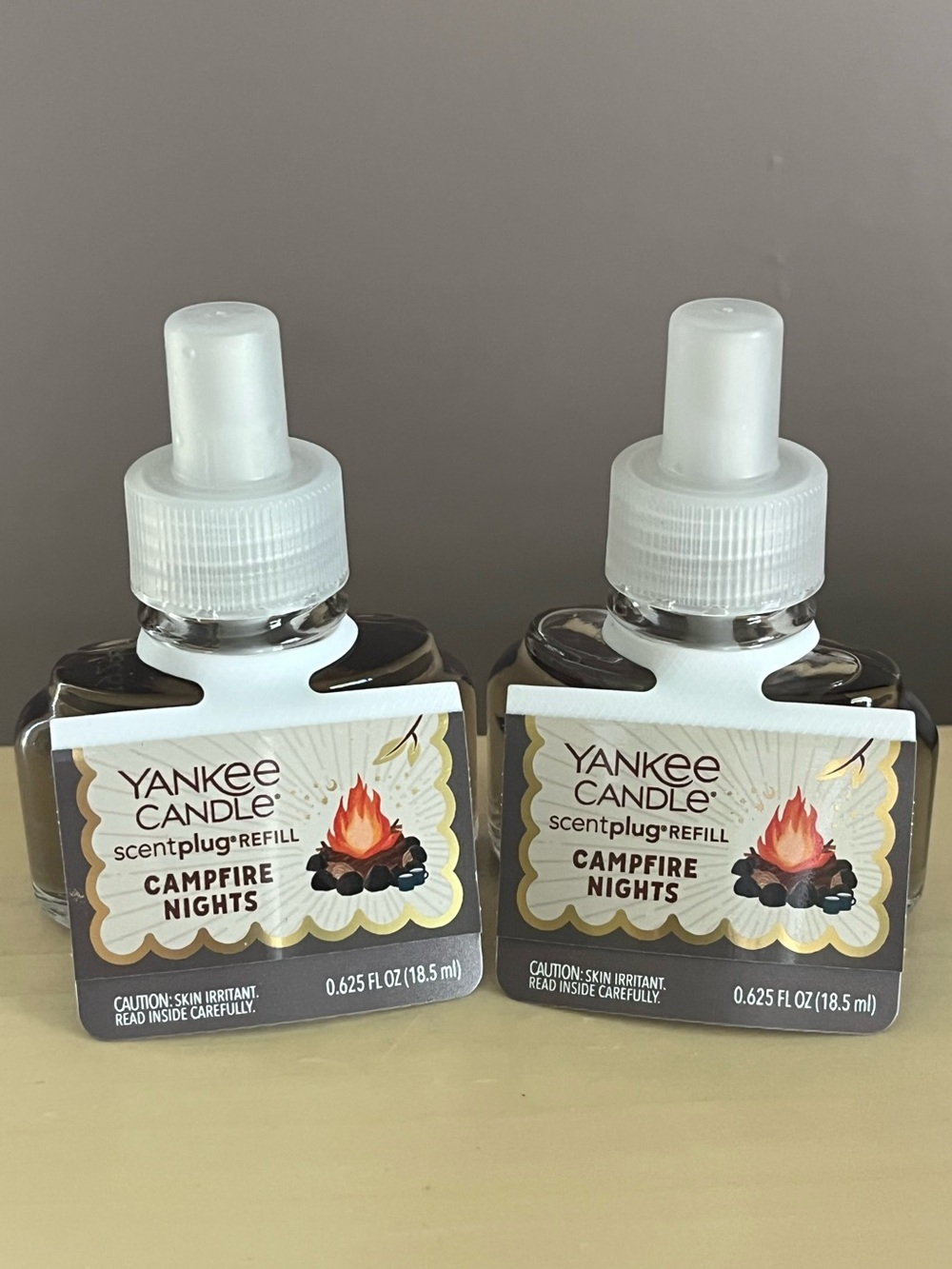 Two New Yankee Candle Campfire Nights Plug In Scented Refills